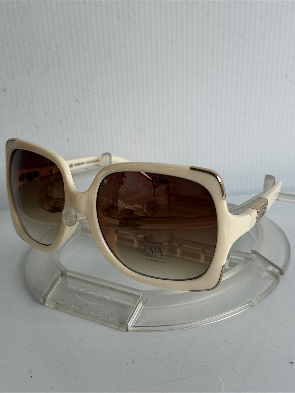 NEW ARMANI EXCHANGE AX103/S Cream Sunglasses NEW WITHOUT TAGS